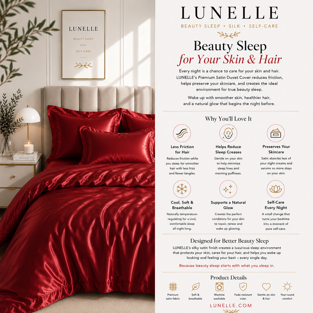 The Premium silk Bedding Set
