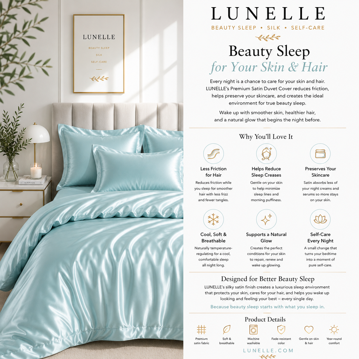 The Premium silk Bedding Set