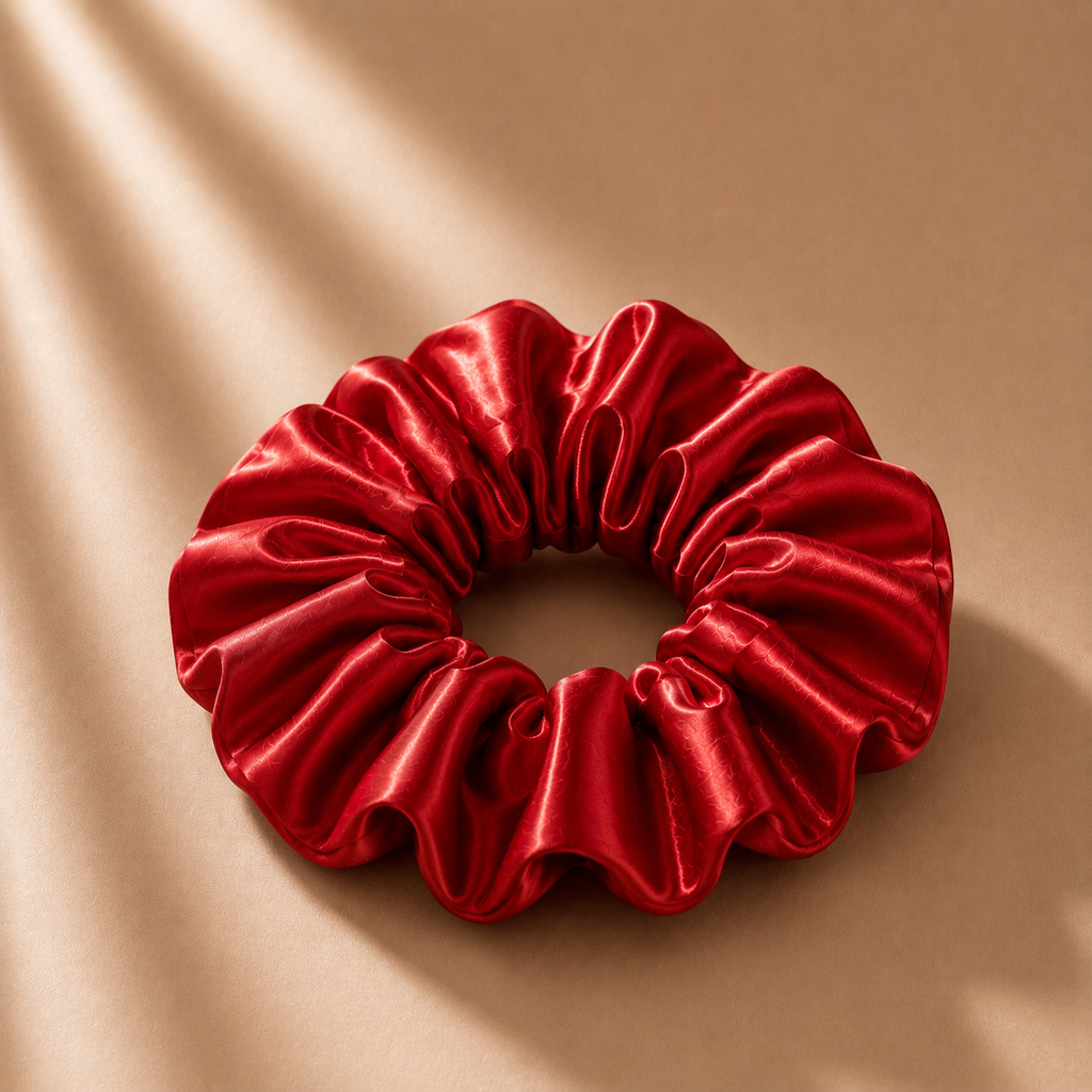 The LUNELLE Pure Silk Scrunchie