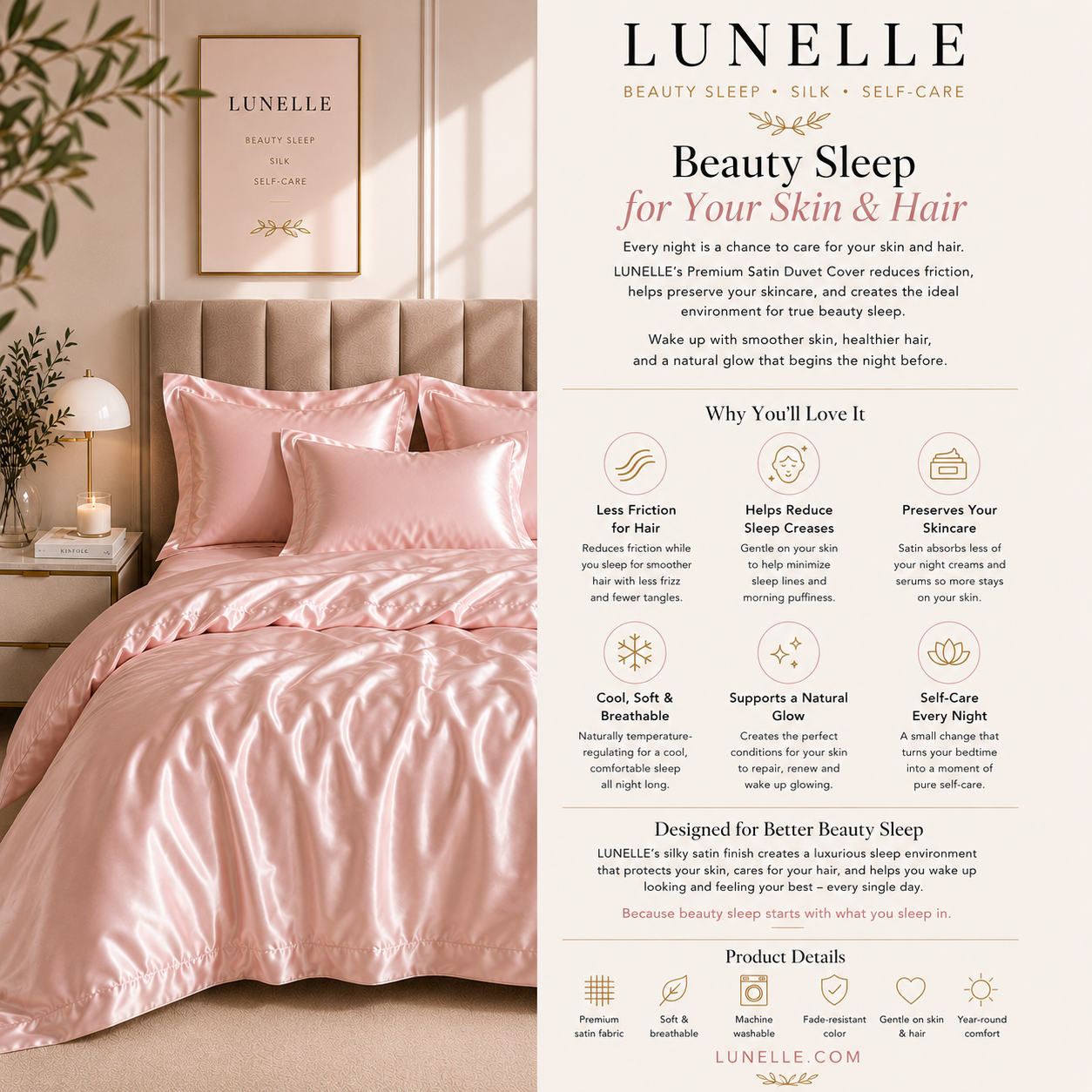 The Premium silk Bedding Set