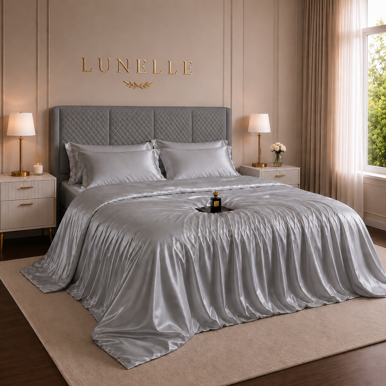 The Premium silk Bedding Set