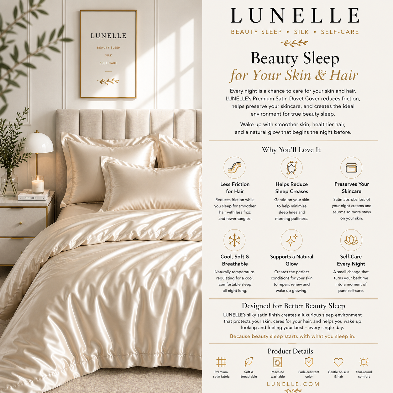 Premium satin Fitted Sheet