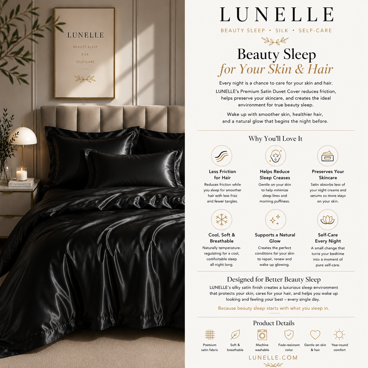 The Premium silk Bedding Set