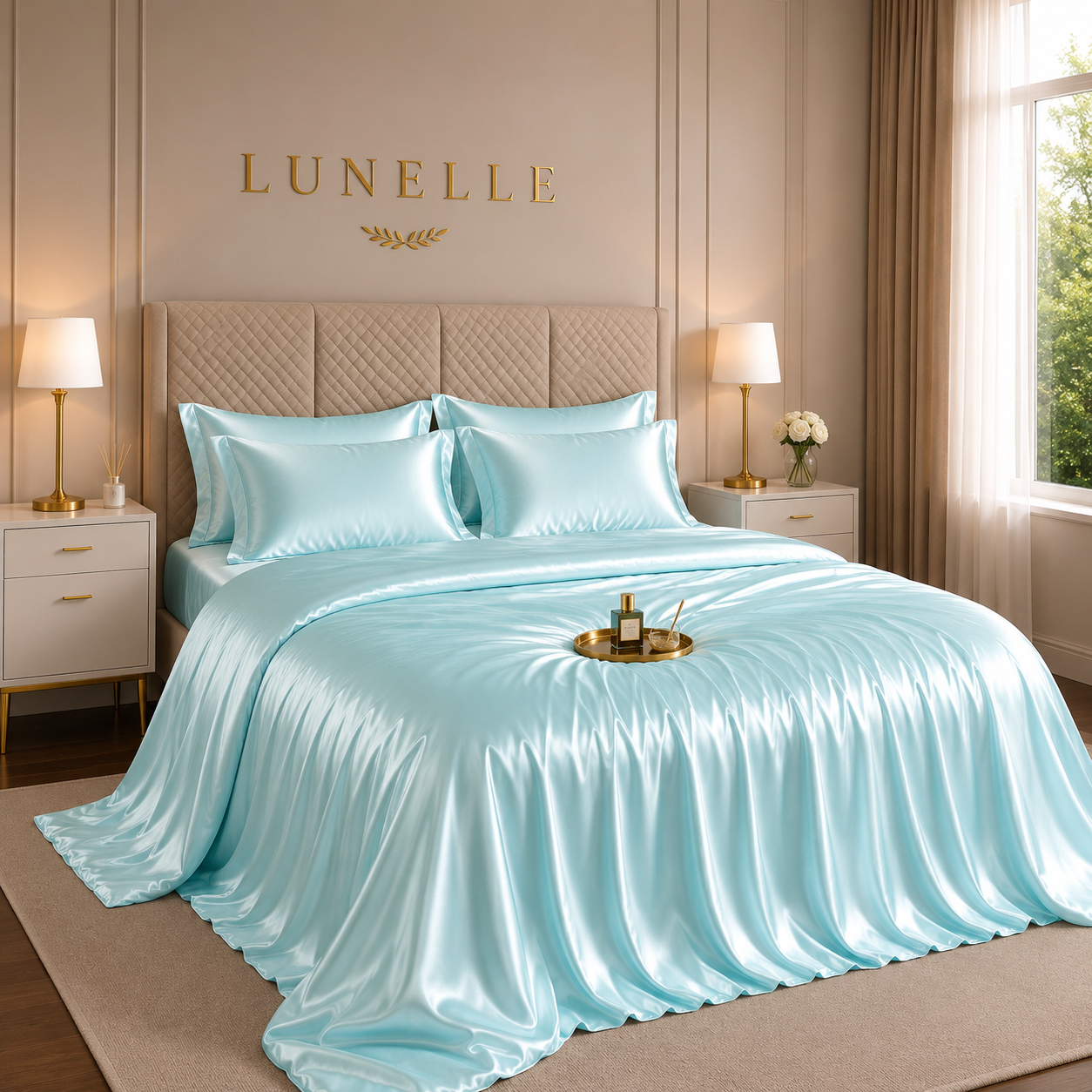 The Premium silk Bedding Set