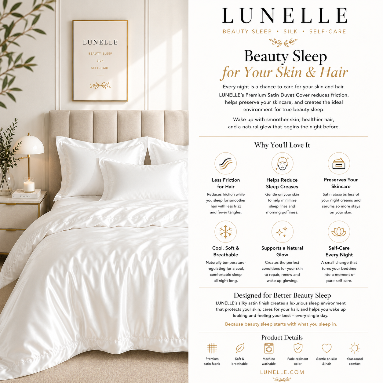 The Premium silk Bedding Set