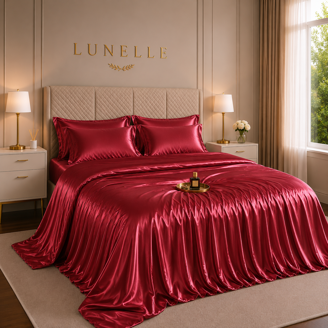 The Premium silk Bedding Set