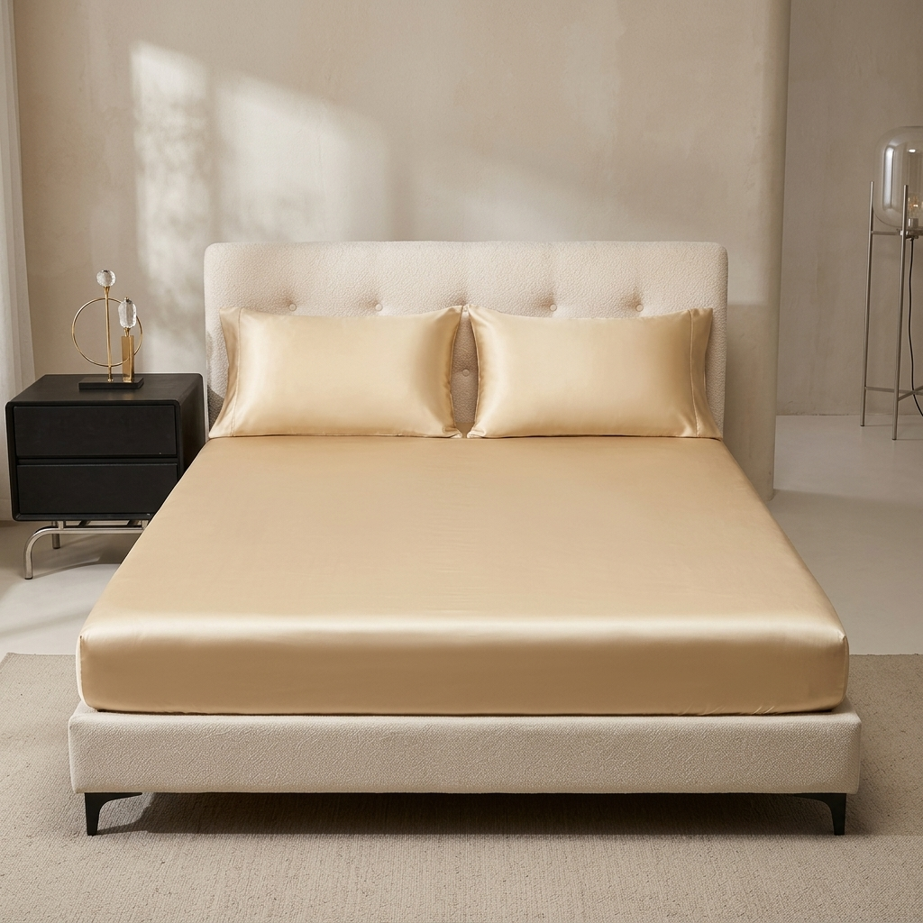 Premium satin Fitted Sheet