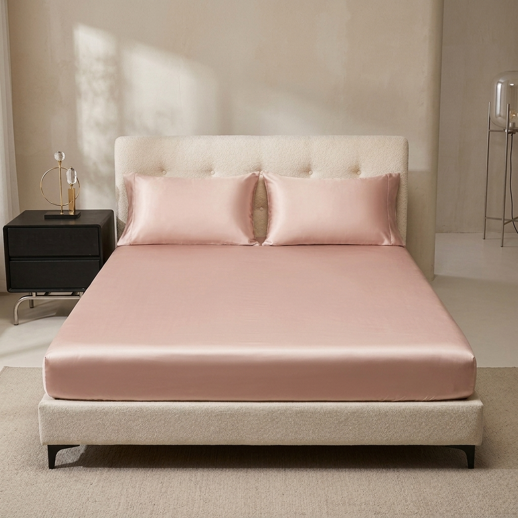 Premium satin Fitted Sheet