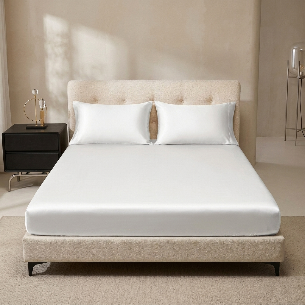 Premium satin Fitted Sheet