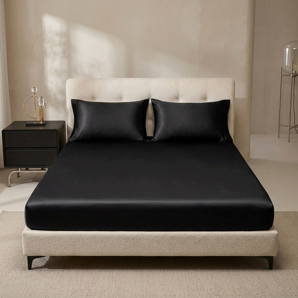 Premium satin Fitted Sheet
