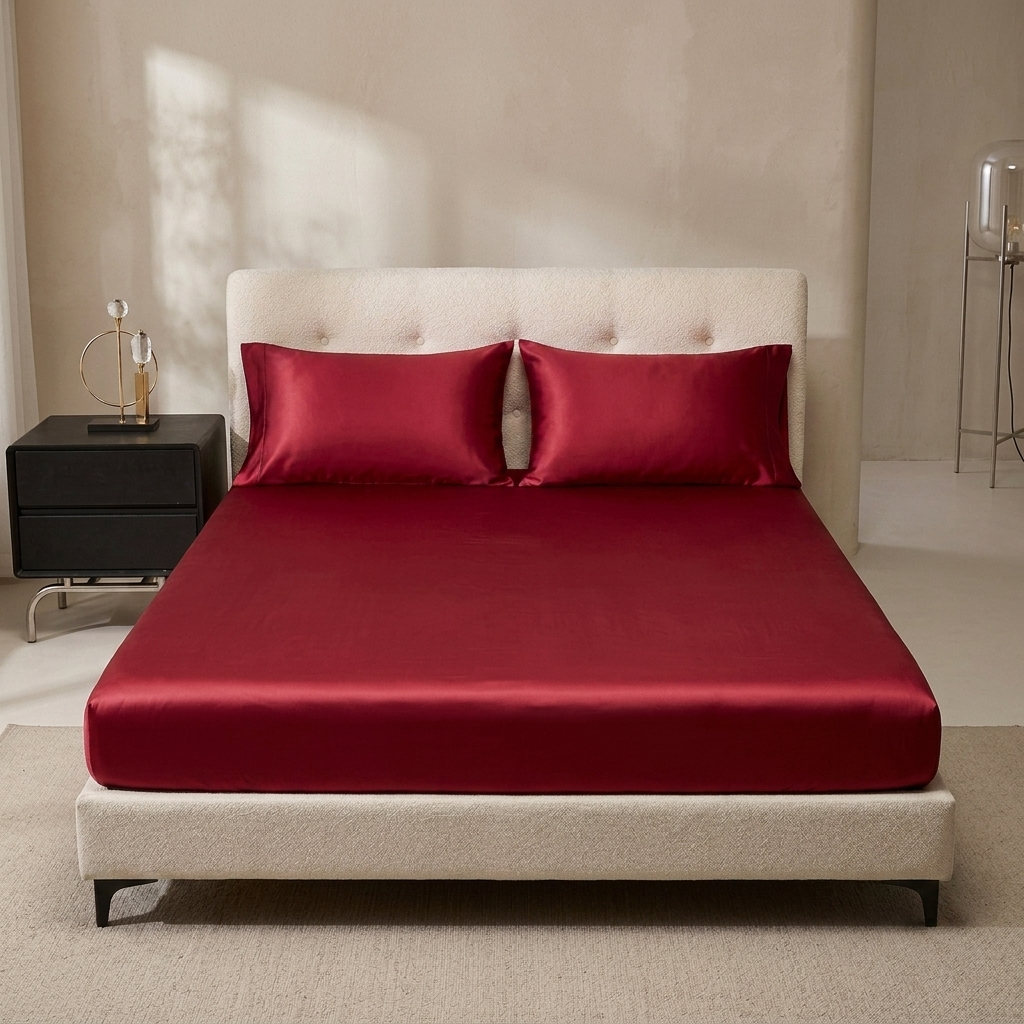 Premium satin Fitted Sheet