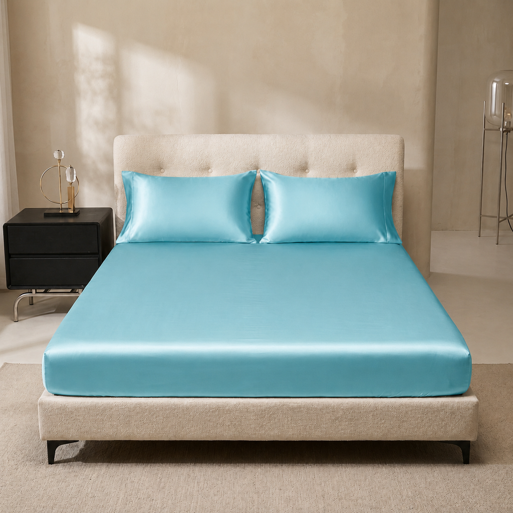Premium satin Fitted Sheet