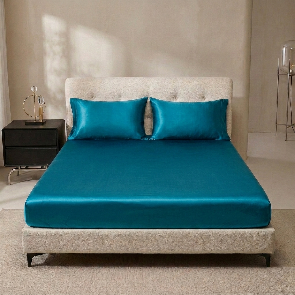 Premium satin Fitted Sheet